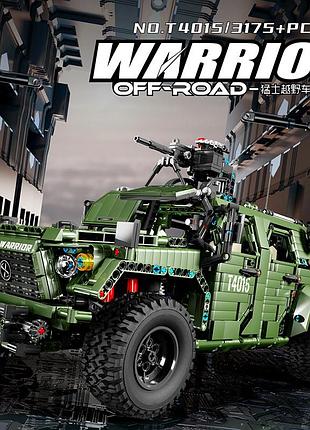 Конструктор на радиоуправлении taigaole t4015 || армейский внедорожник brave warrior (dynamic version)