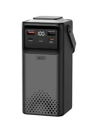 Универсальная мобильная батарея xo pr286 pd20w+qc22.5w four cables + lighting 50000mah черный