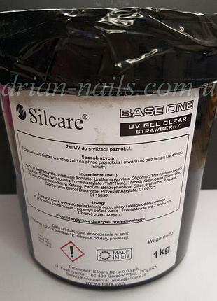 Прозрачный гель с запахом клубники base one strawberry 1кг