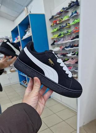 Кросівки для хлопчика кросівки для дівчинки чорні пума puma 39, 25
