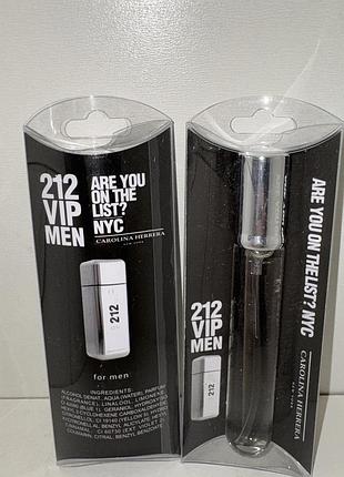 Парфуми для чоловіків carolina herrera 212 vip men (кароліна херрера 212 віайпі чоловічі) 20 мл