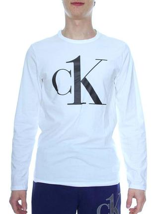 Брендовий бавовняний лонгслів calvin klein