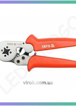 Кліщі для обтискання yato 180 мм плоскогубці для електричних зapos;єднувачів обтискні інструменти