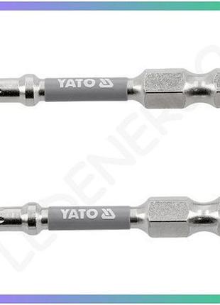 Отверточная насадка yato torx t20 50 мм 1/4 никель 2 шт для ремонта и монтажа