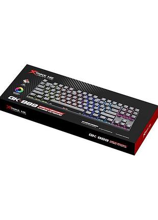 Клавіатура xtrike me mechanical wired keyboard gk-989 | 87 keys, rgb, en layout|