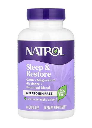 Sleep & restore melatonin free - 60 caps