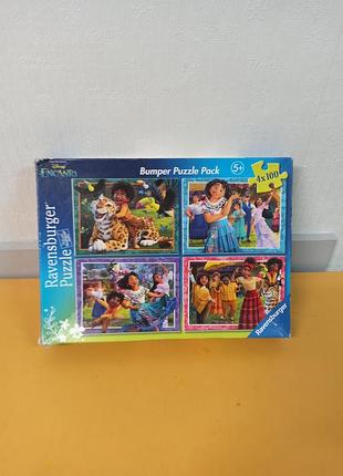 Пазлы набор пазлов ravensburger disney энкоантo encanto bumper puzzle pack. 4 в 1