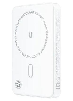 Умб acefast m26 pd20w magsafe fast wireless charging power bank 10 000 mah white