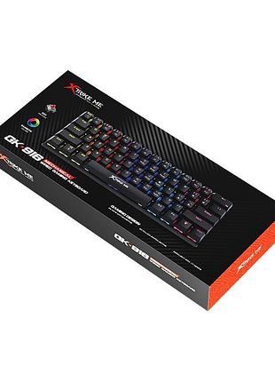 Игровая клавиатура xtrike me mechanical wired keyboard gk-916 eng layots |61keys, red switch|