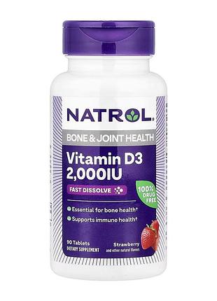 Vitamin d3 2,000 iu fast dissolve - 90 tabs