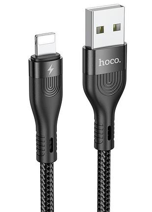Кабель hoco lightning cool charging data cable du14 |1m, 3a| 2