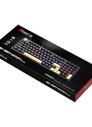 Клавіатура xtrike me mechanical wired keyboard gk-997 | 98 keys, rgb, en layout|