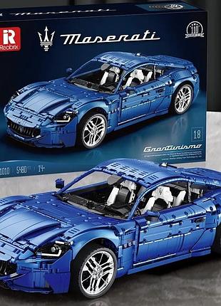 Великий конструктор || maserati granturismo || reobrix 11010 || (1:8) синій || колекційне авто || 5480 деталей