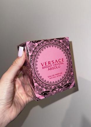 Парфуми 90 мл versace bright absolu✨духи версаче шлейфовий аромат