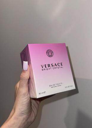Парфуми 90 мл versace bright crystal✨духи версаче шлейфовий аромат