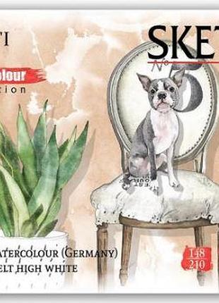 Альбом для акварелі "santi" "animals"130515 а5, "paper watercolour collection", 20 арк, 200 г/м2, шт