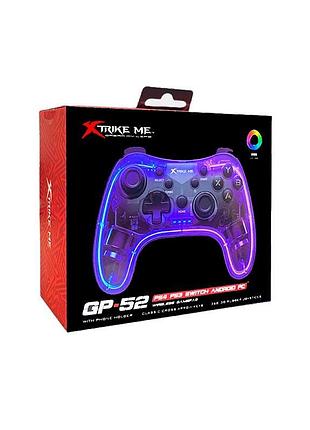 Ігровий контролер xtrike me gp-52 bluetooth gamepad (android/ios/ps/switch/pc)