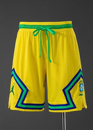 Спортивні футбольні баскетбольні шорти бразилія джордан  футбольна форма  jordan brazil