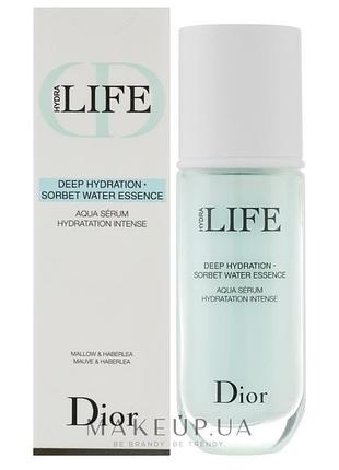 Зволожувальна есенція-сорбе dior hydra