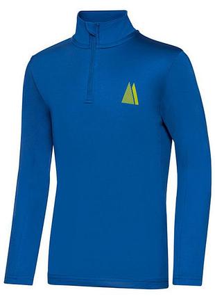 Термо-реглан на мікрофлісі для хлопчика crivit lycra® 363043 158-164 см (12-14 years) синій