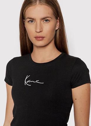 Чорна футболка karl kani oversize s/m