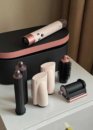 Мультистайлер dyson airwrap hs05 complete long ceramic pink/rose gold