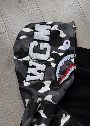 Зіп худі bape з капюшоном 6