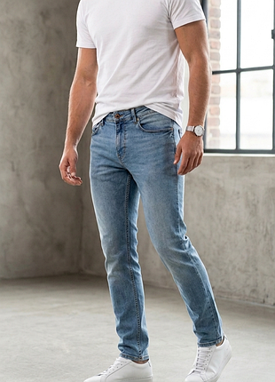 Джинси чоловічі clockhouse (c&a) slim fit | розмір 36/32 | ідеальний стан
