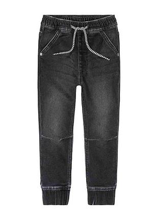 Джинсы джоггеры joggers для мальчика lupilu lycra® 382075 098 см (2-3 years) черный