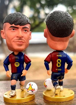 Фигурка футболиста - педри - барселона - 6,5 см подарок