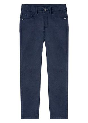 Брюки из хлопкового твила для мальчика pepperts lycra® 395675 140 см (9-10 years) черный