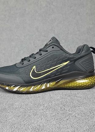 Nike max advantage 2 серые с салатовым