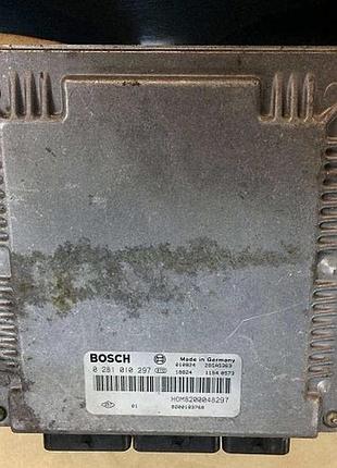 Бу блок управления двигателем bosch 0281010297, hom8200048297, 8200183768 renault laguna 2, 1.9 dci