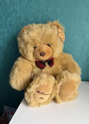 Ведмедик millennium bear колекційний великий metro soft toys 18.5" 47 см мʼяка іграшка