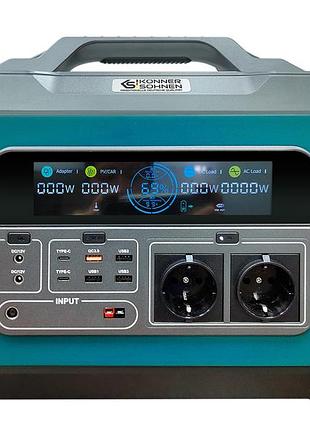 Электростанция портативная konner&sohnen ks 3000ps-fc
