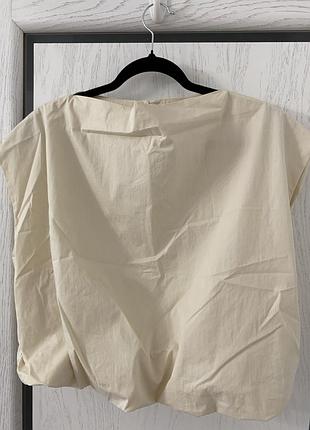 Новая интересная стильная блуза баллон 50 р - 52 zara