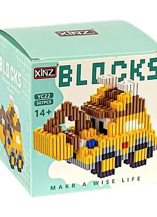 Конструктор детский 3d фигурка пиксельный yc22 knz
