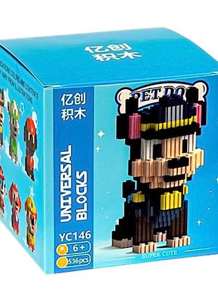 Конструктор детский 3d фигурка пиксельный yc146 knz