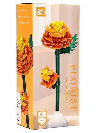 Детский конструктор ranunculus 33045-6 серии "florist", 90 деталей