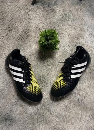 Футбольні бутси adidas predator incurza чорні розмір 37