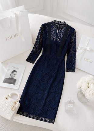 Розкішна мереживна сукня zara