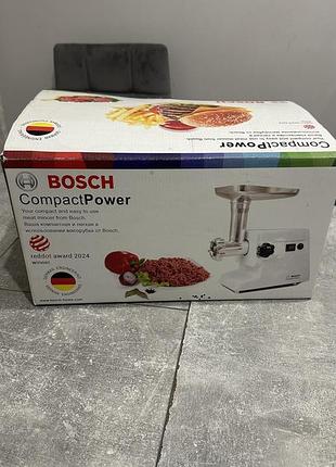 Мʼясорубка bosch compactpower електрична нова, в коробці
