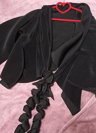 Issey miyake плиссированный гофрированный кардиган / блуза, размер 4 (l-xl)