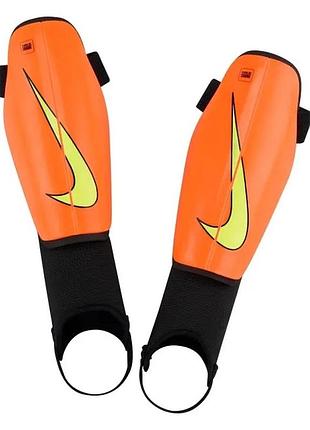 Щитки футбольные подростковые nike charge dx4610-830, оранжевый, размер (eu) - s