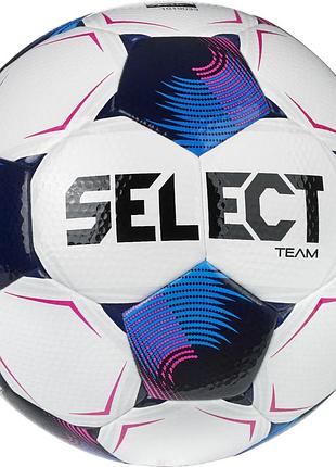Мяч футбольный select team db р.5 v26 fifa basic (006) бело/синий