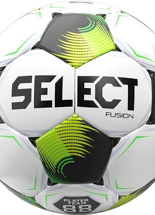 Мяч футбольный select fusion р.5 v26 fifa basic (762) бело/черный