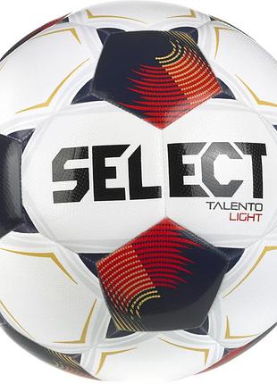 Мяч футбольный select talento light db р.5 v26 (014) бело/красный