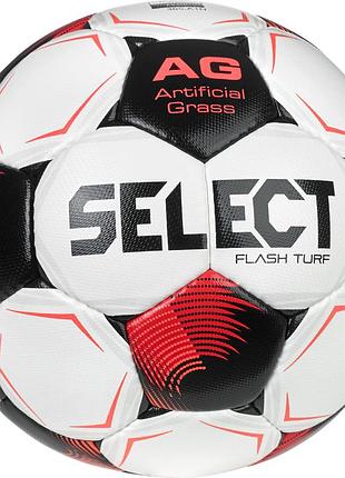 М’яч футбольний select flash turf р.4 v26 (007) біло/червоний