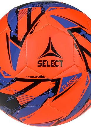 Мяч футбольный (детский) select classic р.5 v26 (002) оранжевый/синий