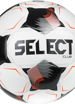 М’яч футбольний select club db р.4 v26 fifa basic (012) біло/чорний